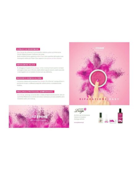 Brochure Acrilico ad Immersione "EASY DESIGN™" - con guida Passo Passo