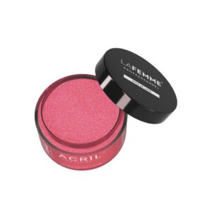 acrilico rosa scuro con glitter