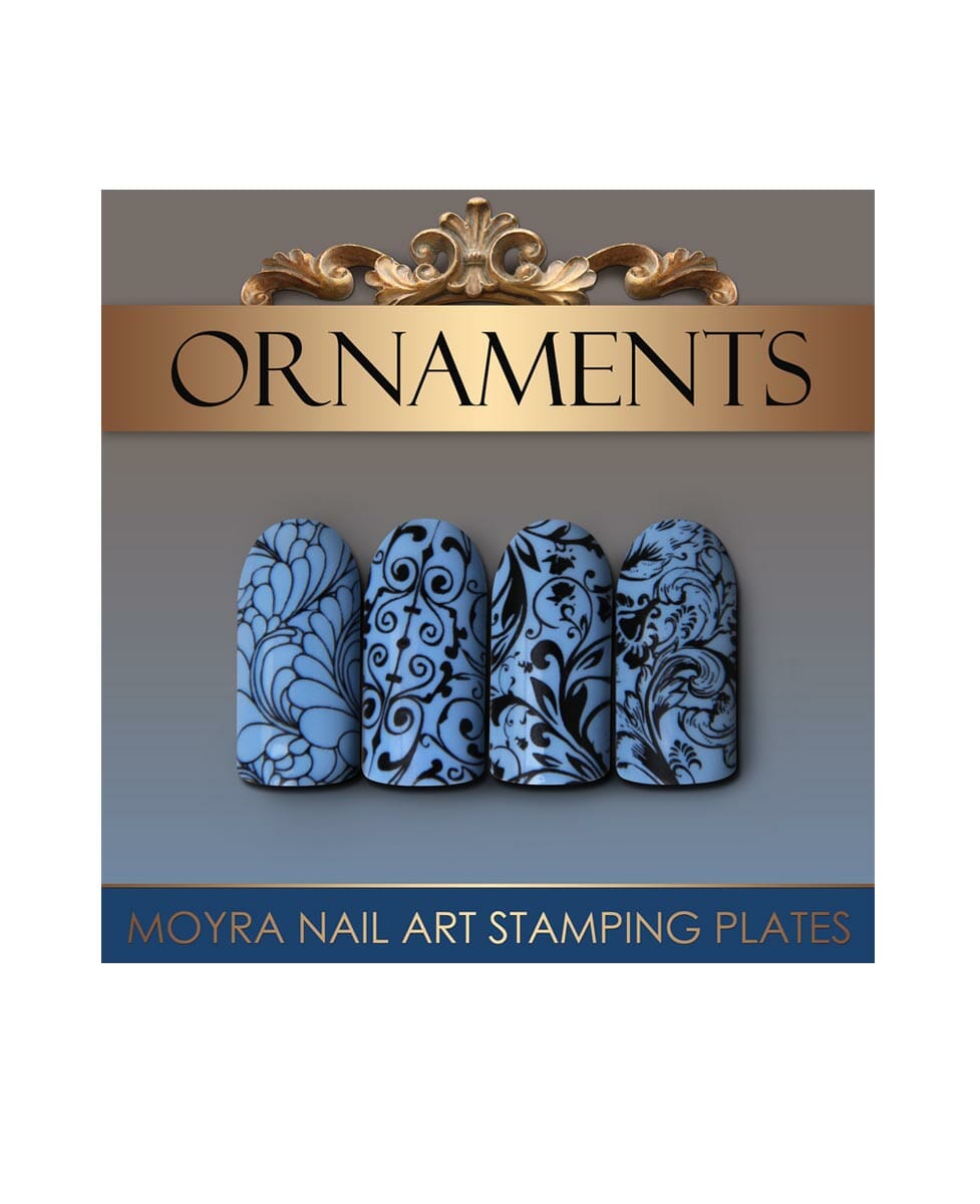 Piastra Stamping Moyra® 03 - Ornaments - 9,5cm x 14,5cm - immagine 2