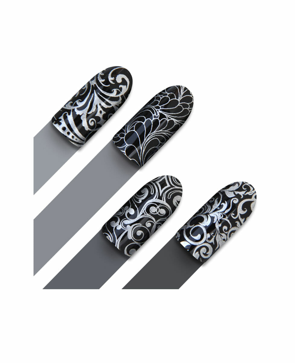 Piastra Stamping Moyra® 03 - Ornaments - 9,5cm x 14,5cm - immagine 4