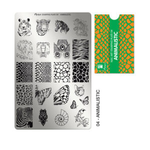 Animalistic stamping unghie animali moyra piastra 04