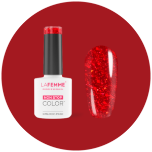 smalto rosso sparkly natale