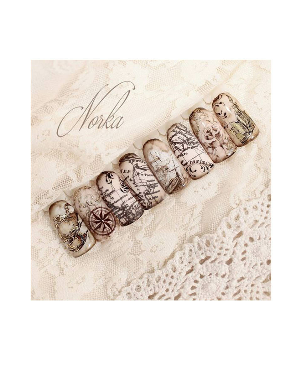 Piastra Stamping Moyra® 25 - Vintage 2 - 9,5cm x 14,5cm - immagine 3