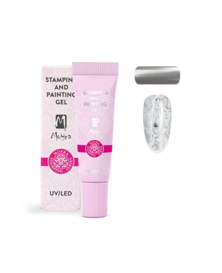 Painting Gel LIQUID MIRROR colore Stamping 08 CHROME SILVER MOYRA&reg;