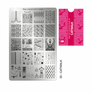 Piastra per Stamping numero 30 Moyra Catwalk
