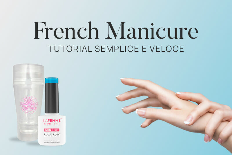 Unghie French – Tutorial con timbro per stamping
