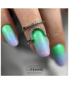 top coat no wipe blue shimmer
