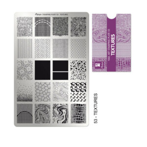 Piastra Moyra Texture con Pattern Stoffa e Rete