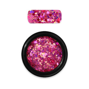 Decorazioni unghie Nail Art Holo Glitter Moyra 16 Camaleontici Magenta