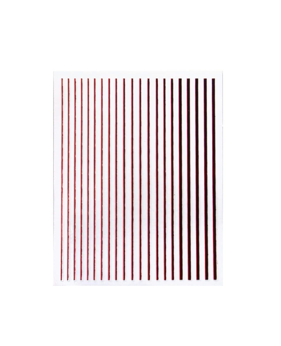 Strisce Adesive Rosse per Unghie
