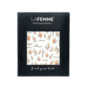 Sticker per unghie -Do not leaf me - nailart autunno foglie scritte chic manicure fall 2023 1