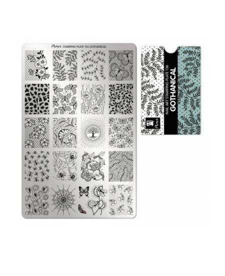 Piastra Stamping Moyra® 136 - Gothanical - 9,5cm x 14,5cm