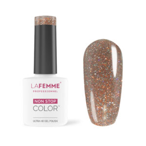 Smalto Semipermanente Marrone Glitter LaFemme