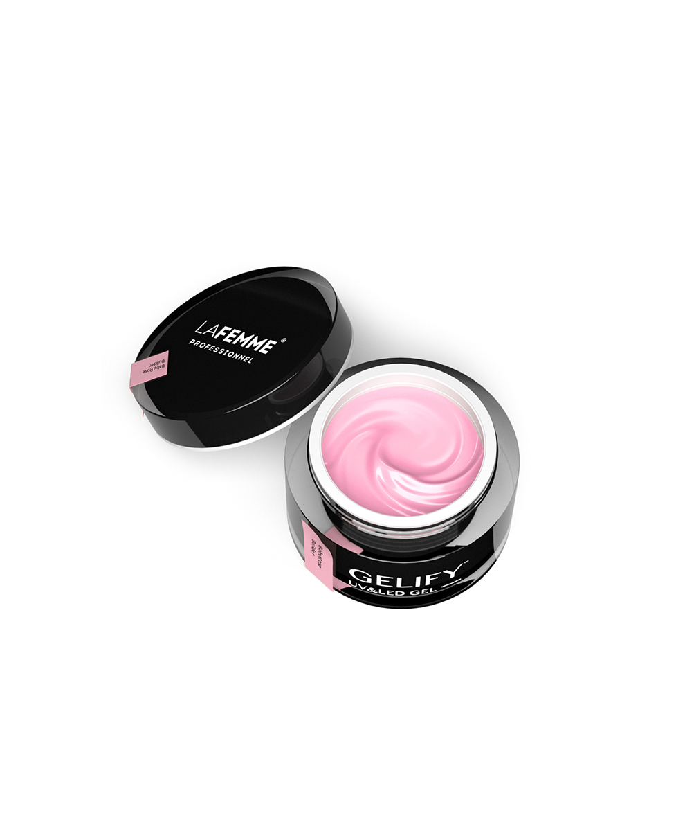 Gel costruttore per unghie trifasico tissotropico ROSA - 15 gr