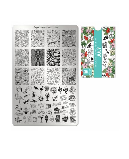 Piastra Stamping Moyra® 144 - July - 9,5cm x 14,5cm