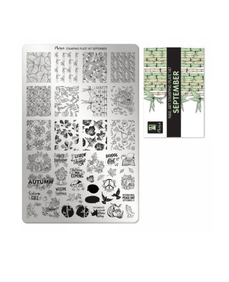 Piastra Stamping Moyra® 147 - September - 9,5cm x 14,5cm