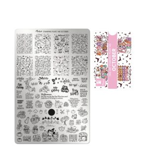 Piastra Stamping Moyra® 148 - October - 9,5cm x 14,5cm