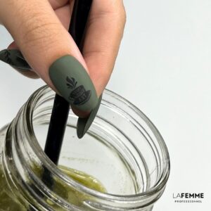 Smalto Semipermanente Unghie Verde Matcha Latte
