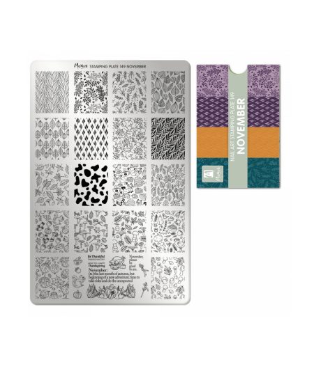 Piastra Stamping Moyra® 149 - November - 9,5cm x 14,5cm