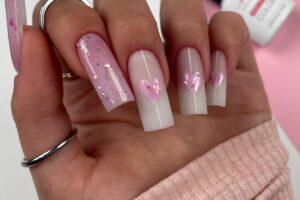 Nail Art San Valentino - Cuoricini