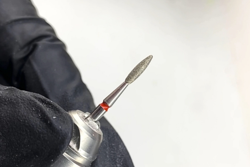 Punta Fresa Fiamma Rotonda per Cuticole