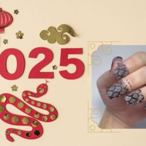 Unghie capodanno cinese 2025 oroscopo nail art