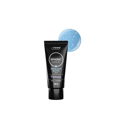Acrygel La Femme Pastel Blu Glitter
