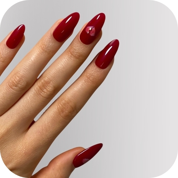 Unghie rosse san valentino 2026