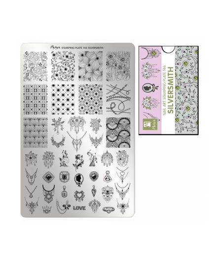 Piastra Stamping Moyra® 146 - Silversmith - 9,5cm x 14,5cm