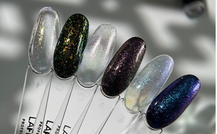 Top coat con Glitter La Femme