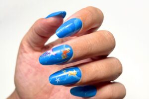 Manicure Estiva Azzurra