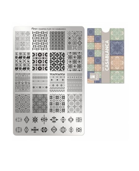 Piastra Stamping Moyra® 152 - Casablanca - 9,5cm x 14,5cm