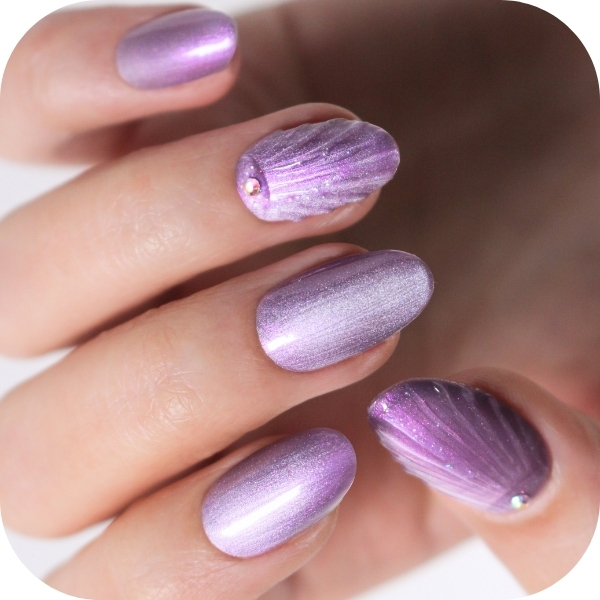 Mermaid Nails effetto cat eye