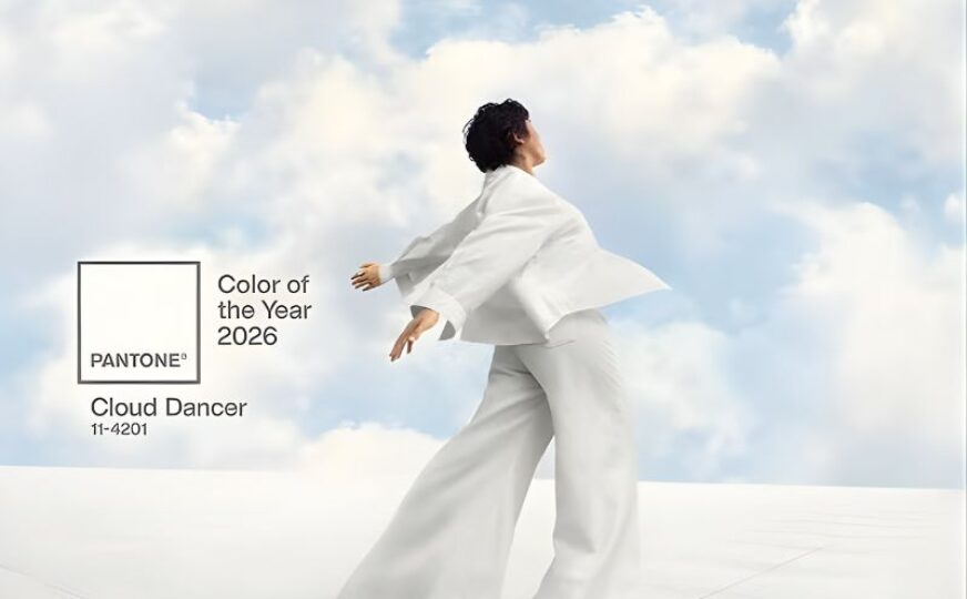 Cloud Dancer Pantone colore pantone 2026 Cloudy White smalto semipermanente