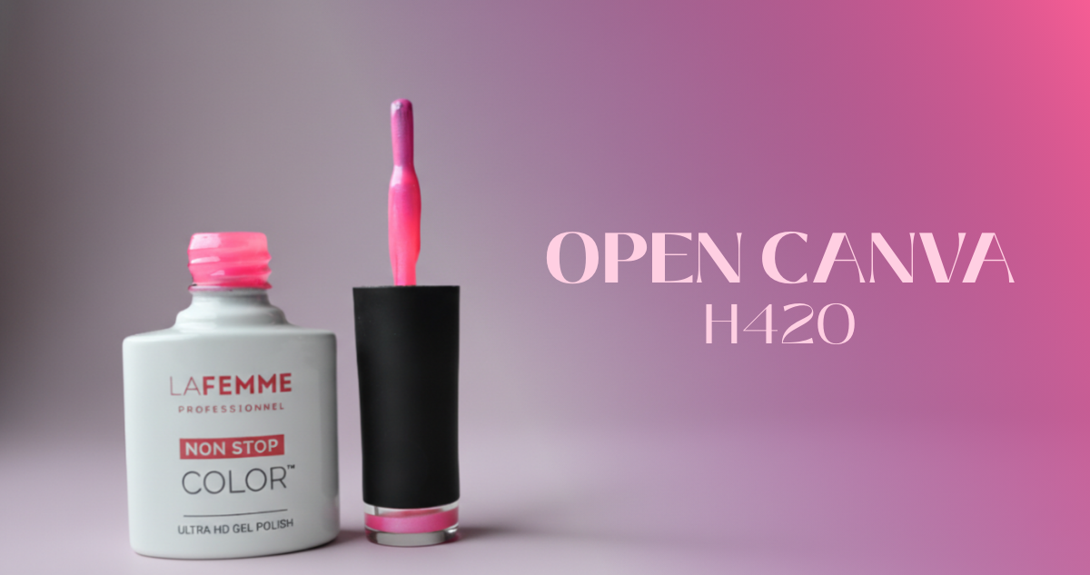 smalto semipermanente Rosa barbie h420