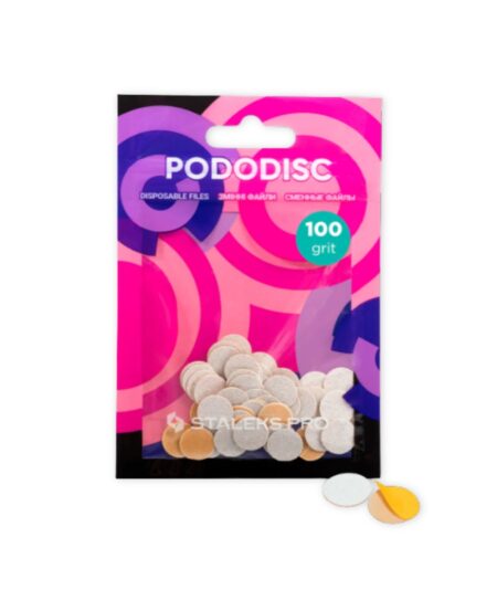 Disco Abrasivo per Pedicure 100grit - XS - 10mm - PODODISC STALEKS PRO - 50pz