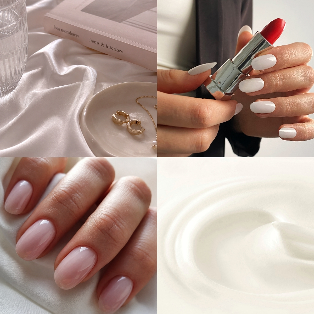 Unghie estive Bianco latte 2026