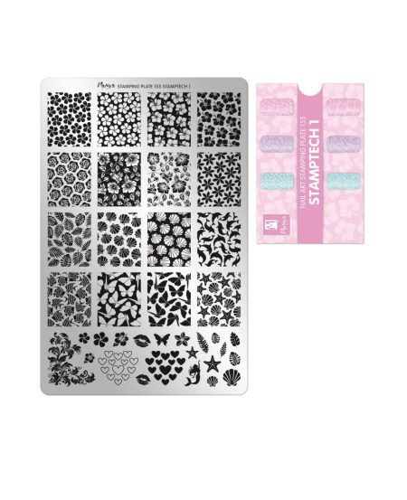 Piastra Stamping Moyra® 155 - Stamptech 1 - 9,5cm x 14,5cm